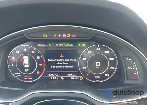 2019 Audi Q7 55 Premium/55 Se Premium from USA, damaged, VIN WA1LAAF72KD003749